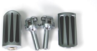 SHOW CHROME FRONT PEG KITS - TEARDROP - Show Chrome Parts & Gear