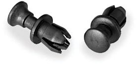 SHOW CHROME FAIRING PLASTIC RIVETS - STANDARD - Cruiser Hardware