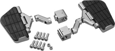 SHOW CHROME HIGHWAY BOARD SET FOR 1 BAR -  Cruiser Controls 