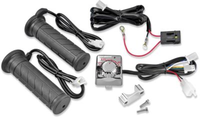 SHOW CHROME HEATED GRIPS 7/8 X 5-3/4 -  Cruiser Controls 