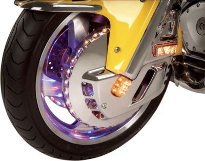 SHOW CHROME REPLACEMENT LED STRIPS FOR LIGHTED FRONT ROTOR COVERS -  Cruiser Brakes 