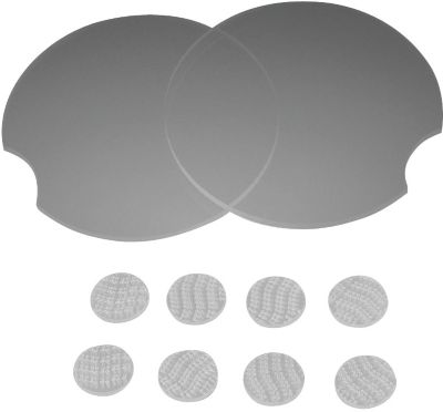 SHOW CHROME LAMPGUARD FOG LIGHT PROTECTORS - Cruiser Replacement Light Lenses