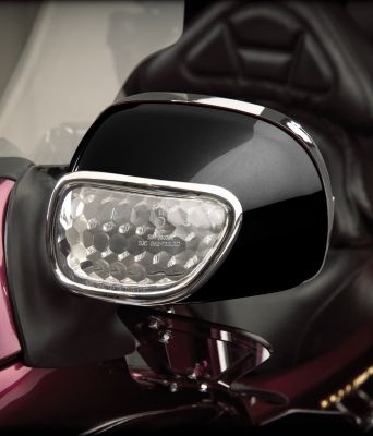 SHOW CHROME LED MIRROR TURN SIGNAL - Cruiser Hand Controls