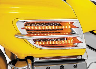 SHOW CHROME LED SIDE FAIRING ACCENT TRIM - Cruiser Accent Lighting