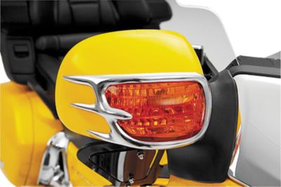 SHOW CHROME MIRROR BACK ACCENT GRILLES - Cruiser Chrome Hardware And Accessories