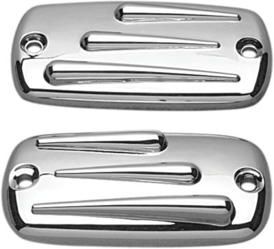 SHOW CHROME RAISED TEARDROP MASTER CYLINDER COVER