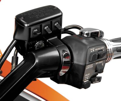 SHOW CHROME MASTER CYLINDER BLACK SWITCH ASSEMBLY - LEFT - Cruiser Handlebar Controls