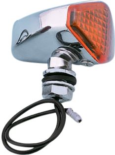 SHOW CHROME DIAMOND MARKER LIGHT -  Cruiser Lights & Lighting 