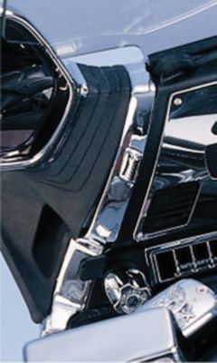 SHOW CHROME MIRROR MOUNT COVERS -  Cruiser Controls 