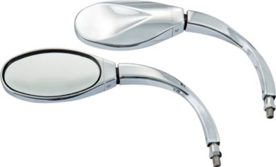 SHOW CHROME TWISTED CRUISER TALL MIRRORS - Cruiser Hand Controls