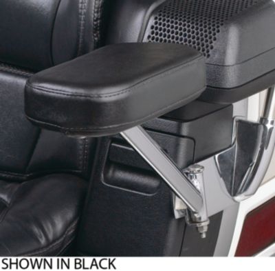 SHOW CHROME PASSENGER ARMRESTS - GREY - Cruiser Arm Rests