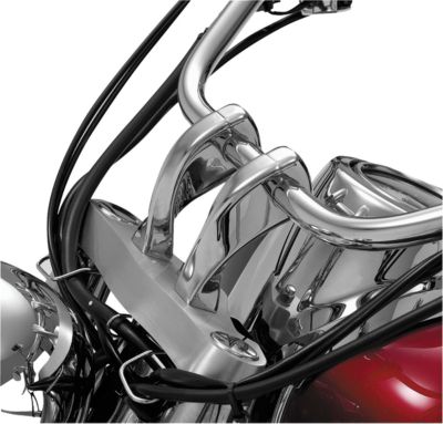 SHOW CHROME 4 RISERS WITHOUT BOLTS 1 BARS - TWISTED -  Cruiser Controls 