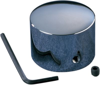 SHOW CHROME BILLET REAR AXLE NUT COVER - Cruiser Tire And Wheel Accessories