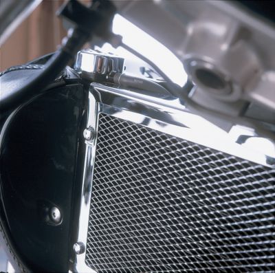 SHOW CHROME RADIATOR TOP COVER - Cruiser Radiator Accessories