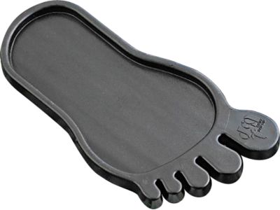 SHOW CHROME RUBBER KICKSTAND FOOT -  Cruiser Controls 