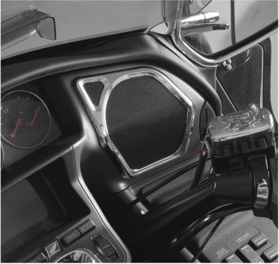 SHOW CHROME SPEAKER ACCENTS - FRONT - Cruiser Chrome Hardware And Accessories