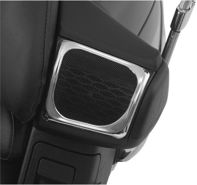 SHOW CHROME SPEAKER ACCENTS - REAR - Cruiser Chrome Hardware And Accessories