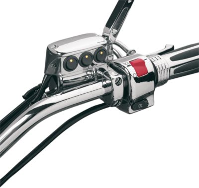 SHOW CHROME BRAKE SIDE SWITCH BLOCK - CHROME - Cruiser Handlebar Controls