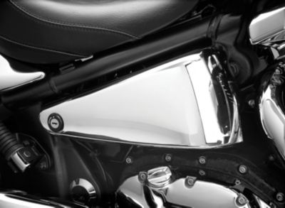 SHOW CHROME 3-PIECE SIDE COVER SET - CHROME - Show Chrome Parts & Gear
