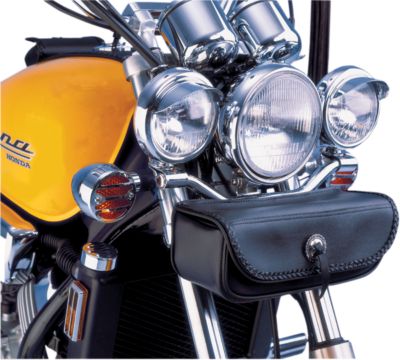SHOW CHROME SPOTLIGHT VISORS - Cruiser Spot Lights