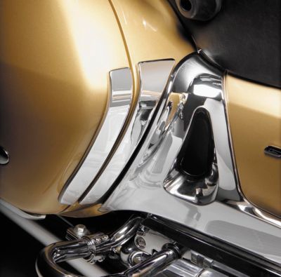 SHOW CHROME SCUFF PLATES - CHROME - Cruiser Frame Covers