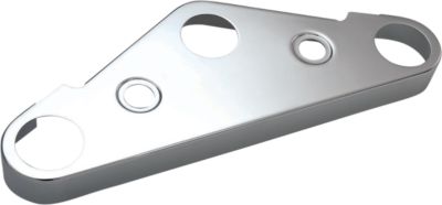 SHOW CHROME TRIPLE TREE ACCENT COVER -  Cruiser Controls 
