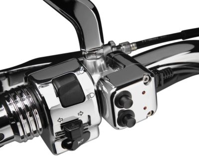 SHOW CHROME UNIVERSAL ACCESSORY SWITCH BLOCK - 1 - Cruiser Auxiliary Power Kits