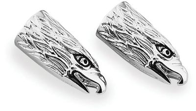 SHOW CHROME VALVE STEM COVERS - EAGLE - Cruiser Valve Caps