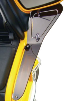 SHOW CHROME UPPER WIND DEFLECTOR - SMOKE - Cruiser Lowers And Wind Deflectors