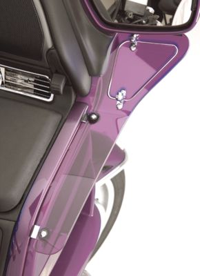 SHOW CHROME UPPER WIND DEFLECTOR - MAGENTA - Show Chrome Parts & Gear