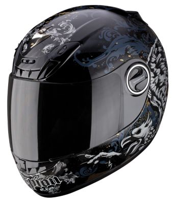 SCORPION EXO-400 RAPTURE HELMET - Maier Stock Hood - Kawasaki
