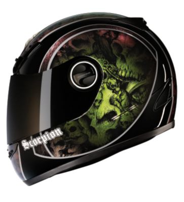  SCORPION EXO-400 HELMET - SKULL BUCKET