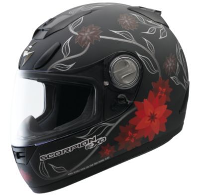 SCORPION EXO-700 HELMET - BLACK DAHLIA