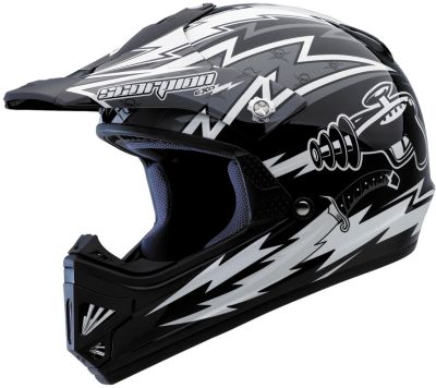 SCORPION YOUTH VX-9 RAY GUN HELMET - Discount & Sale ATV Protection Clearance