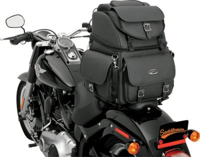 SADDLEMEN BR3400EX SISSY BAR BAG WITHOUT STUDS - Cruiser Sissy Bars