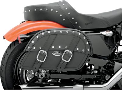 SADDLEMEN DESPERADO SLANT SADDLEBAGS - CUSTOM FIT