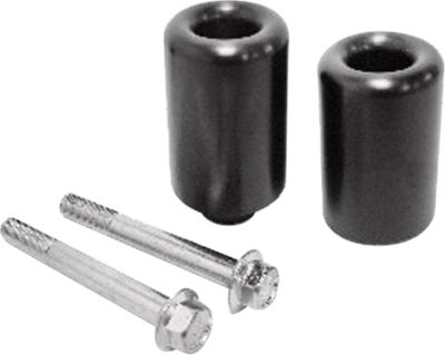 SHOGUN MOTORSPORTS FRAME SLIDERS - BLACK -  Motorcycle Frame Sliders 