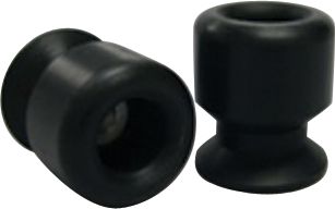 SHOGUN MOTORSPORTS SWINGARM SLIDERS - BLACK -  Motorcycle Swingarm Spools 