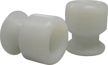 SHOGUN MOTORSPORTS SWINGARM SLIDERS - WHITE -  Motorcycle Swingarm Spools 