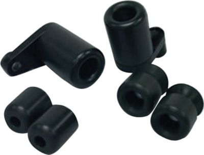 SHOGUN MOTORSPORTS 3 PIECE SLIDER KIT - BLACK - Oakley Youth MX Xs O Frame Goggles