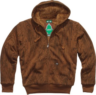2010 SHIFT WOODY FUR LINED ZIP HOODY
