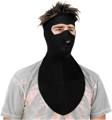 ZAN HEADGEAR NEOPRENE FULL FACE MASK WITH NECK SHIELD