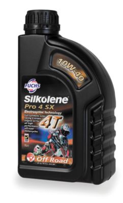  Silkolene 10W40 Pro 4 SX Synthetic 4-Stroke Engine Oil - 1 Liter