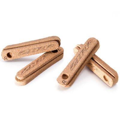 ZIPP TANGENTE CORK COMPOSITE BRAKE PADS - Blingstar Bar Clamp - Polished Aluminum