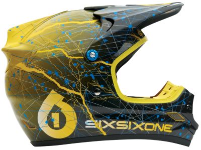 2011 SIXSIXONE FLIGHT 2 HELMET - STATIC - Discount & Sale Dirt Bike Helmets Clearance