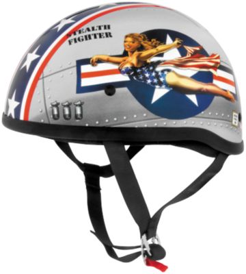  Skid Lid Original Helmet - Bomber Pinup