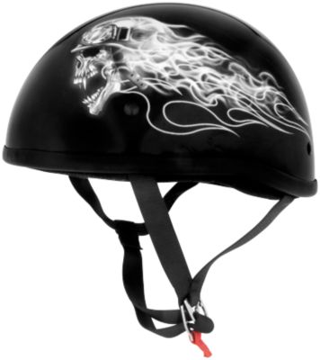 SKID LID ORIGINAL HELMET - BIKER SKULL