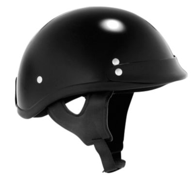 SKID LID TRADITIONAL HELMET - SOLID -  Half Shell Cruiser Helmets 