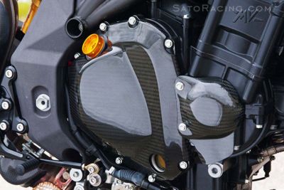 SATO RACING FRONT RIGHT ENGINE COVER - GLOSS - Motorcycle Case Covers And Guards