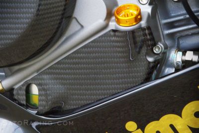 SATO RACING LOWER RIGHT ENGINE COVER - GLOSS - Motorcycle Case Covers And Guards